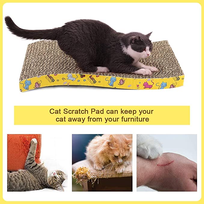 Cat Scratcher | Durable Scratch Board for Cats & Kittens | Eco-Friendly, Non-Toxic Material | All Breeds & Ages