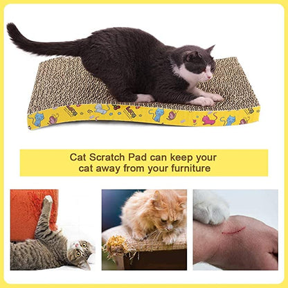 Cat Scratcher | Durable Scratch Board for Cats & Kittens | Eco-Friendly, Non-Toxic Material | All Breeds & Ages