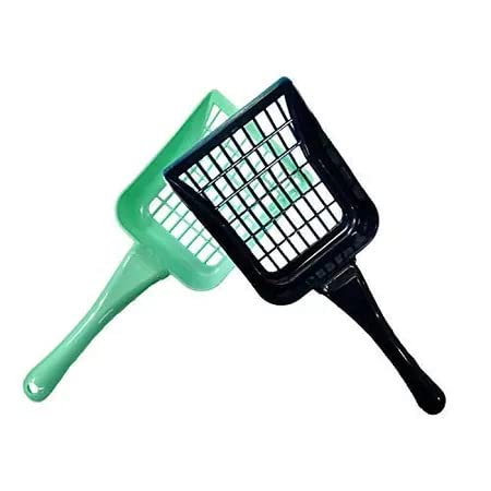 Durable Cat Litter Scooper | High-Grade Plastic, Easy-Clean Scoop for Cat Litter Boxes | 1 Piece (Color May Vary)