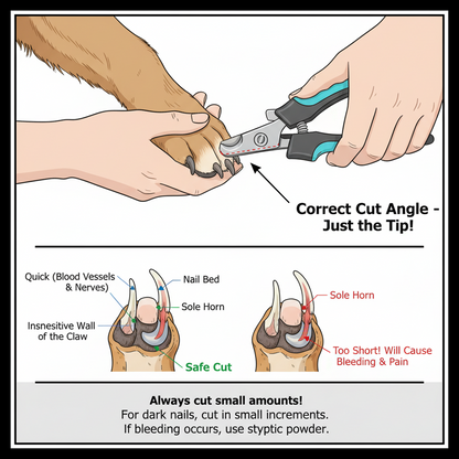 Premium Nail Cutter | Safe Guard, Sharp Blades & Anti-Slip Grip