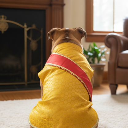 Festive for Pets – Yellow | Stylish Outfit for Weddings & Festivals
