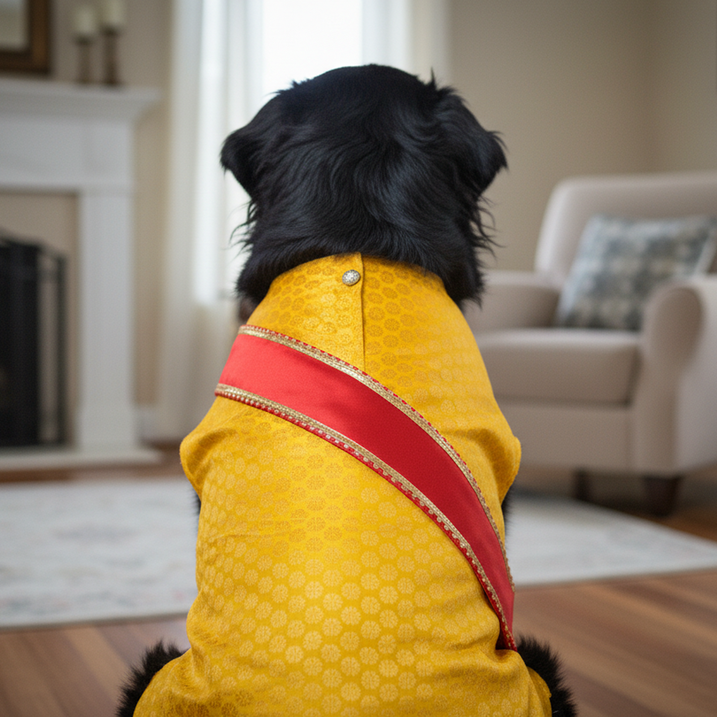 Festive for Pets – Yellow | Stylish Outfit for Weddings & Festivals