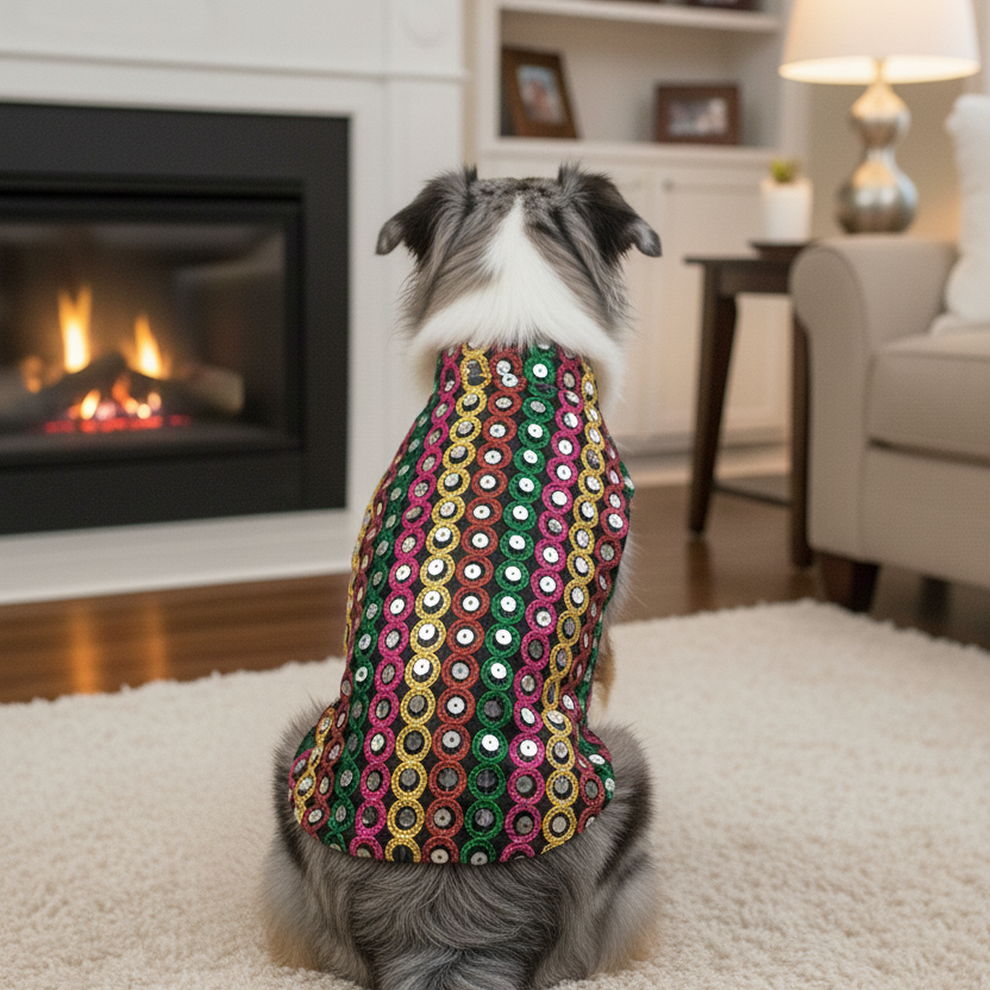 Festive for Dogs – Black | Stylish Outfit for Weddings & Festivals