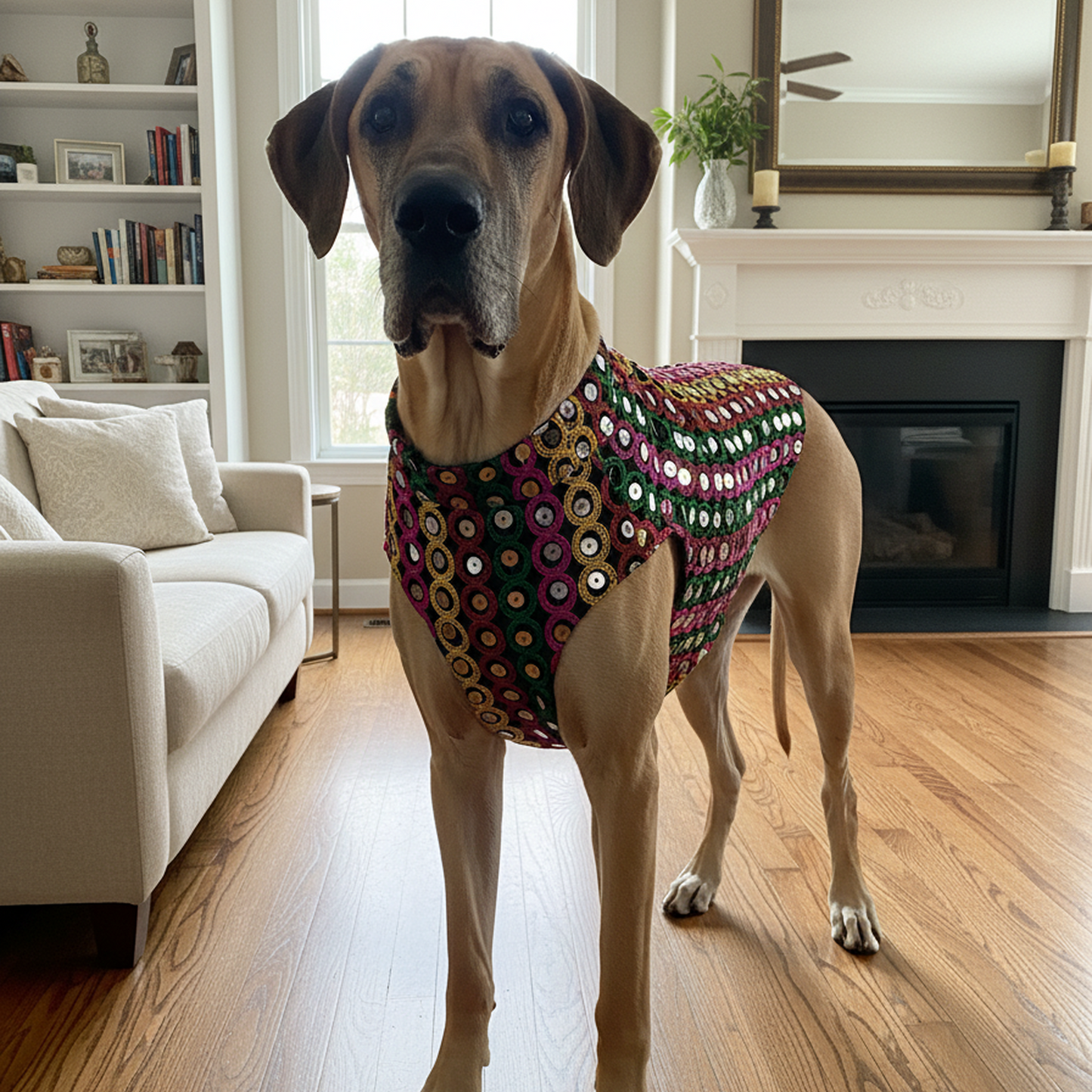 Festive for Dogs – Black | Stylish Outfit for Weddings & Festivals