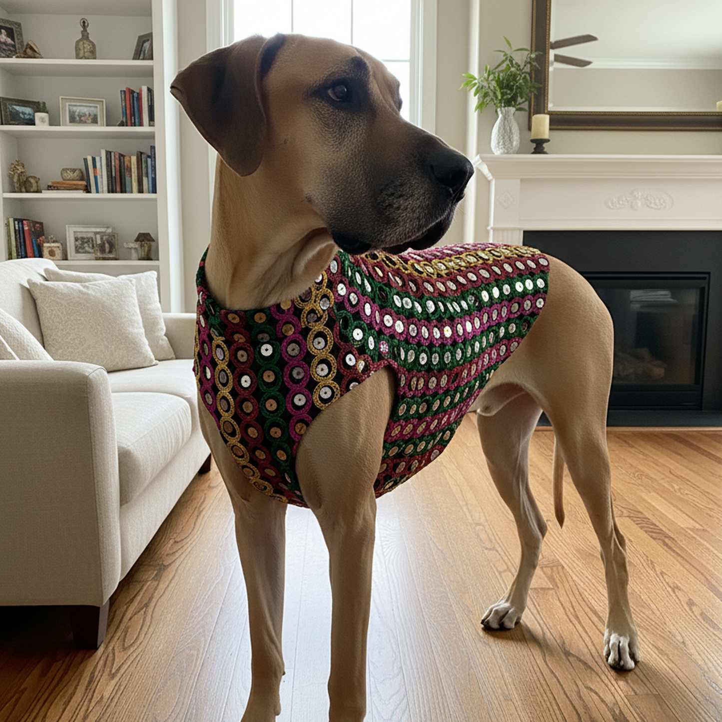 Festive for Dogs – Black | Stylish Outfit for Weddings & Festivals